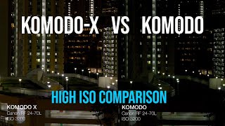 RED Komodo-X vs Komodo - High ISO Footage Comparison