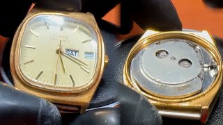 Vintage Timex Automatic DayDate Restoration Part 1 | ASMR