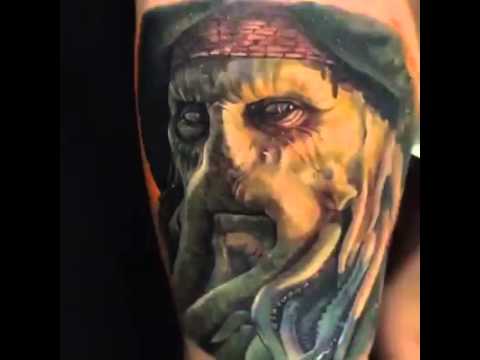 marvelous davy jones tattoo hd youtube marvelous davy jones tattoo hd youtube