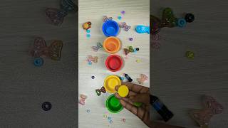 Oddly Satisfying Bead Sorting ASMR 🌈#shorts #satisfying