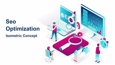 SEO Optimization - Isometric Concept After Effects Templates