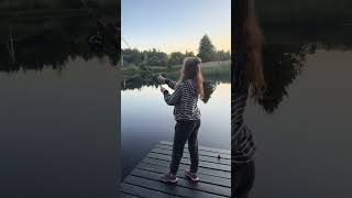 Рыбалка. Вечерний клев на живца #рыбалка #fishing #наживца