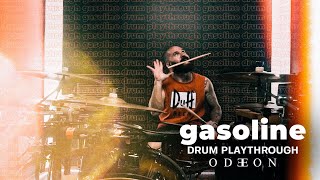 Video thumbnail of "Odeon | gasoline | Drum Playthrough"