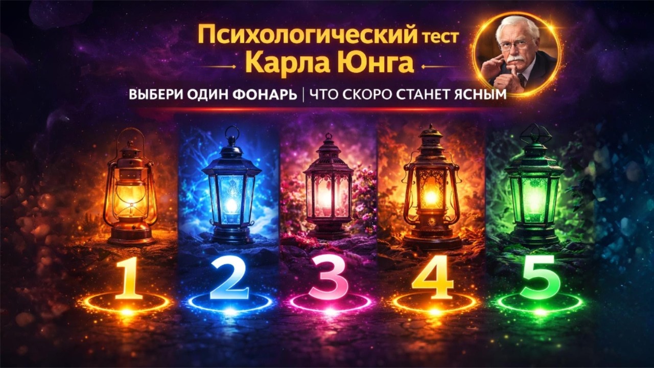 Тест Юнга выбери один фонарь и посмотри что в твоей жизни наконец прояснится