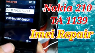 Nokia 210 imei change code 2023 | TA  1139 IMEI repair | Teach Everything | Nokia all imei