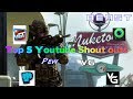 Top Youtube "ShoutOuts"