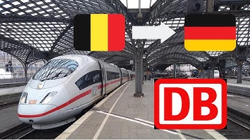 with the ICE from Brussels to Cologne Trip report