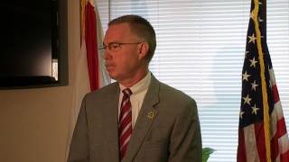 Press conference with Florida Department of Corrections Secretary Michael Crews