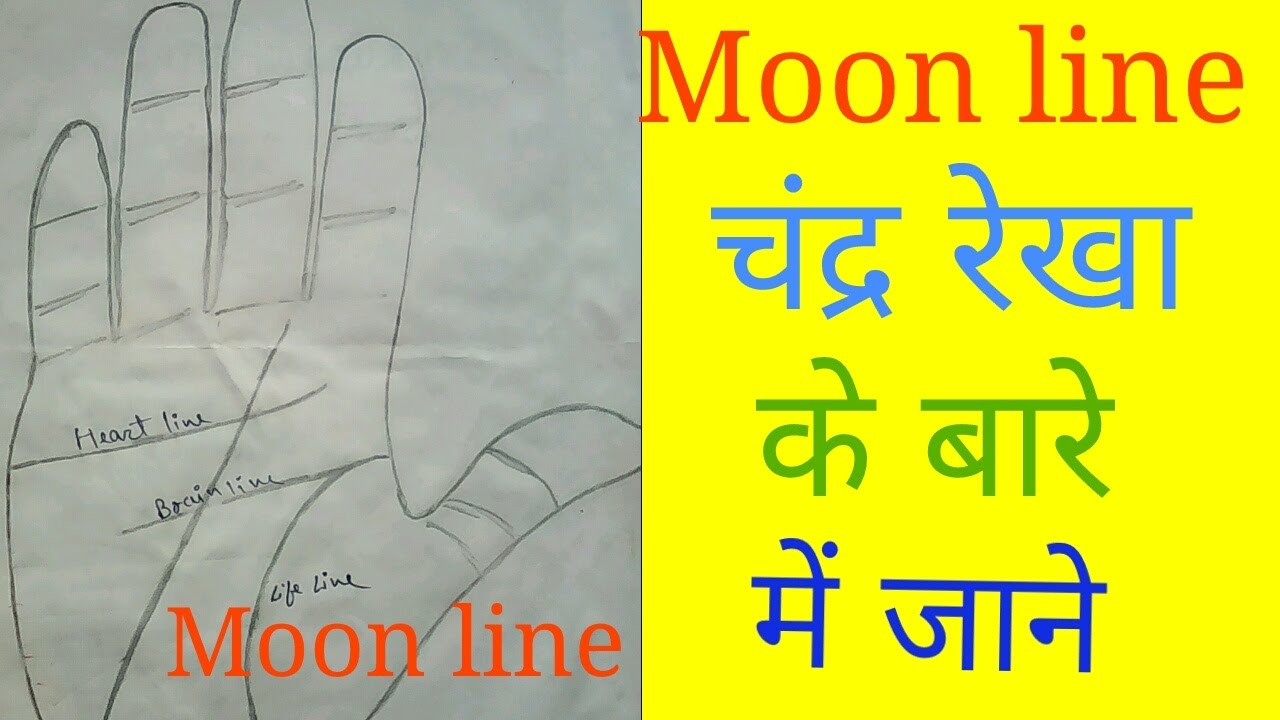 Moon line. Luck line. Palmistry in hindi - YouTube