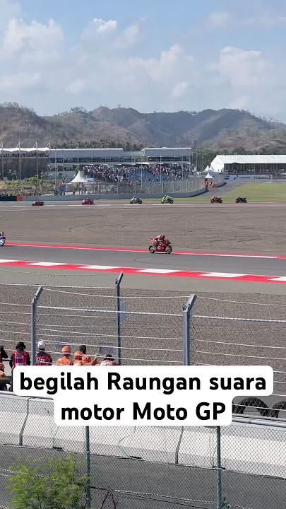 Suara motor moto gp saat sprint race di mandalika #motogp #mandalika #youtubeshorts #motogpmandalika