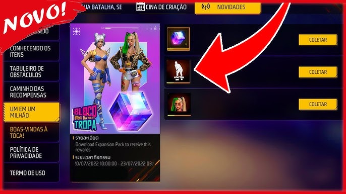 Chamar amigo de volta no Free Fire retorna com novo evento 'Chama a Tropa!'  - The Game Times