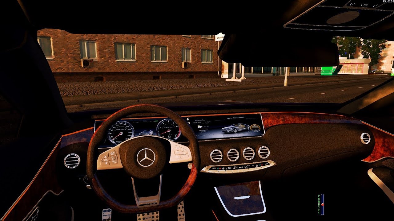 City car driving мерседес