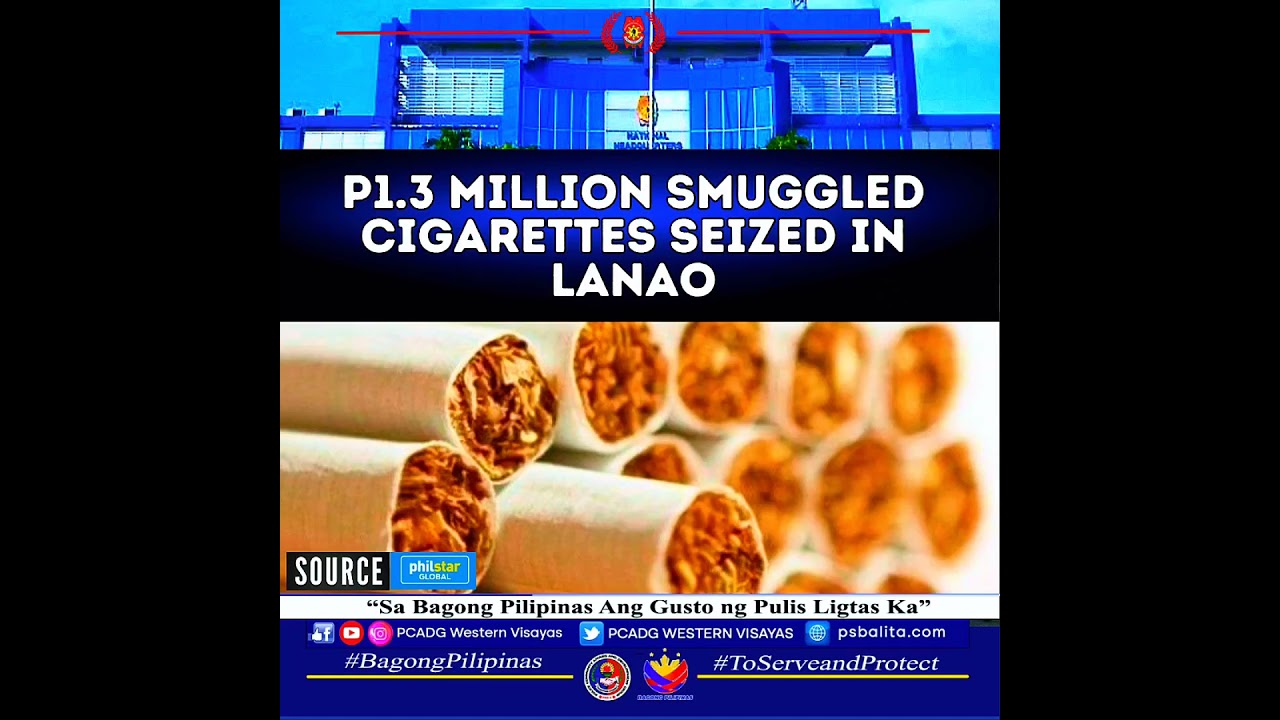 P1.3 million smuggled cigarettes seized in Lanao