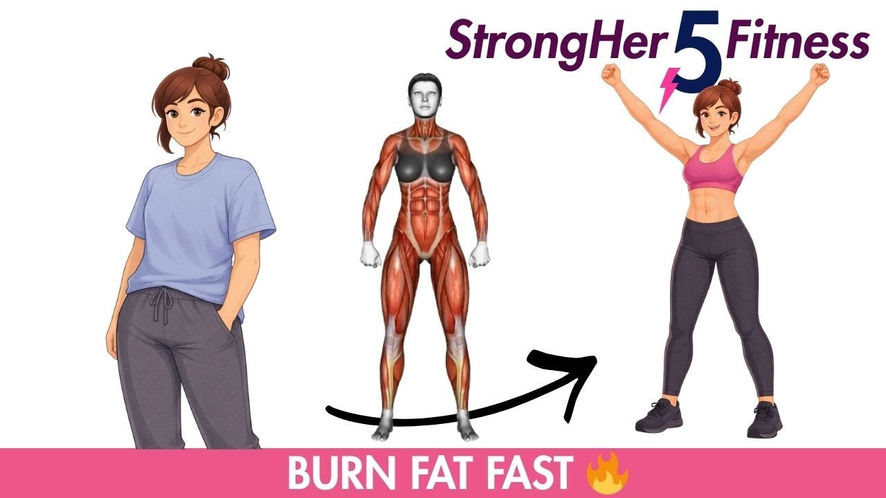 CARDIO DAY 🔥 Full Body Fat-Burning Workout at Home | No Equipment Needed