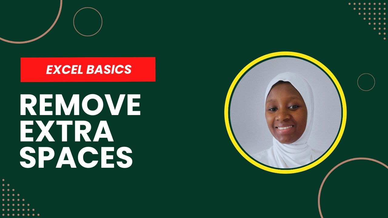 How to Remove Extra Spaces in Excel | TRIM Function Explained - YouTube