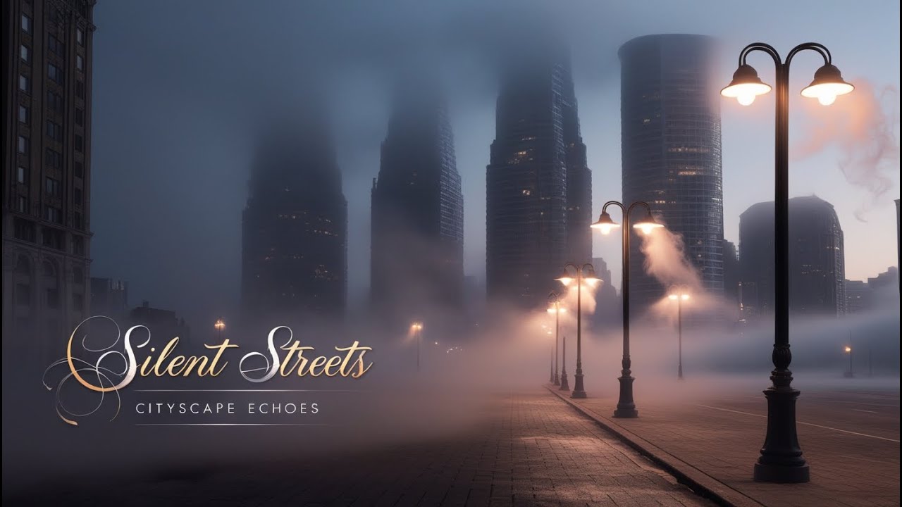 Silent Streets Ambient Music in a Misty Cityscape YouTube