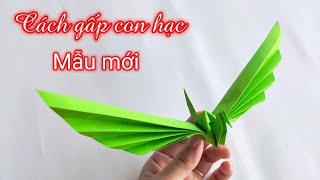 Cách gấp con hạc giấy (mẫu mới) - How to fold a paper crane