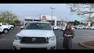 Walkaround on a New 2022 Toyota Sequoia SR5, FOR SALE at Oxmoor Toyota