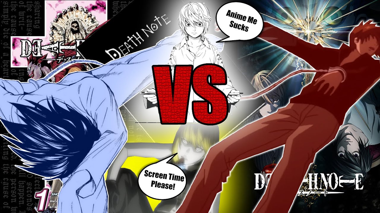 Light yagami, anime vs manga : r/deathnote