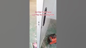 Bộ Cửa Trượt Panel Lùa Phía Trong Công Trình #cachnhietthinhphat #panelcachnhiet #panel