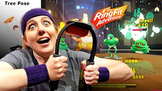 Nintendo's new Ring Fit Adventure kicked my butt