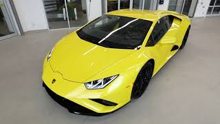 Delivering A Gorgeous 2021 Lamborghini Huracán Evo Rwd In Giallo Belenus