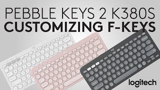 Logitech Pebble Keys 2 K380s: Customize Your Keyboard F-Keys with Logi Options+ App screenshot 2