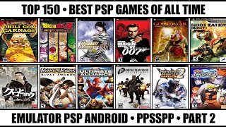 Top 150 Best PSP Games Of All Time | Best PSP Games | Emulator PSP Android / Part 2