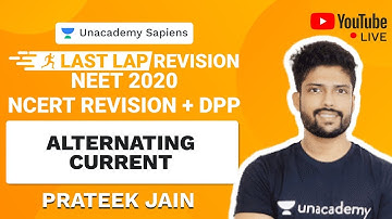 Last Lap NCERT Revision and DPP | Alternating Current | NEET 2020 | Physics