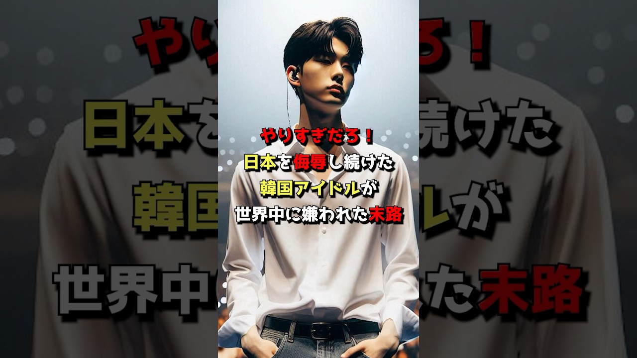 「やりすぎだろ!」日本を侮辱し続けた韓国アイドルが世界中に嫌われた末路