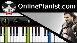 Ramin Djawadi - Game Of Thrones Main Theme - Piano Tutorial