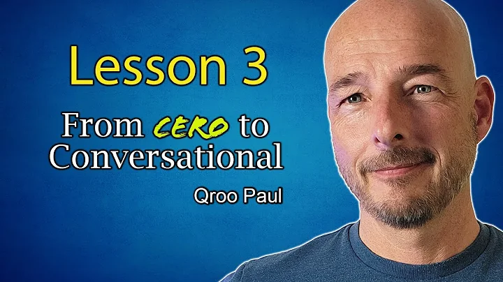 Lesson 3 : From CERO to Conversational