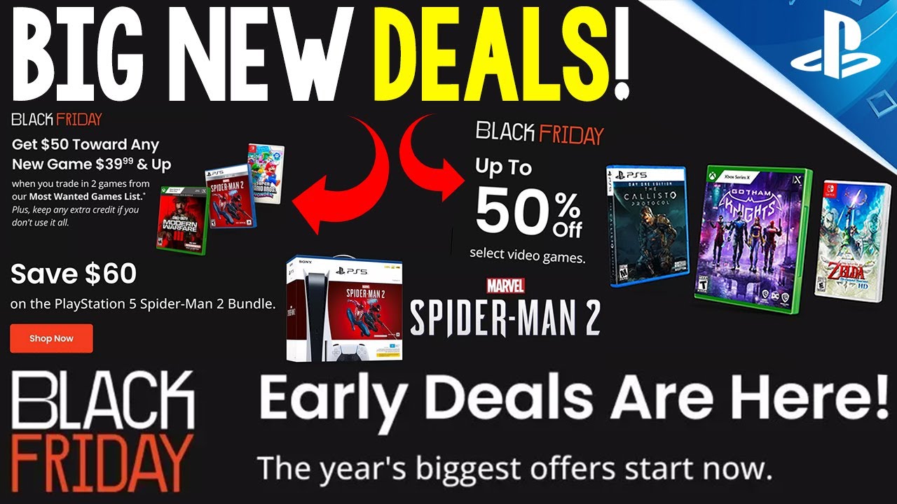 PlayStation Black Friday 2023 Deals: Up to 30% off PS Plus, Save on PS5  Consoles, Games, and More : r/SpottedBargainsUK