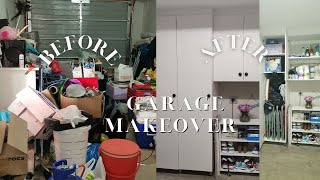 EXTREME GARAGE MAKEOVER, GARAGE DECLUTTER,ORGANISATION, BEFORE&AFTER TRANSFORMATION, SPRING CLEANING