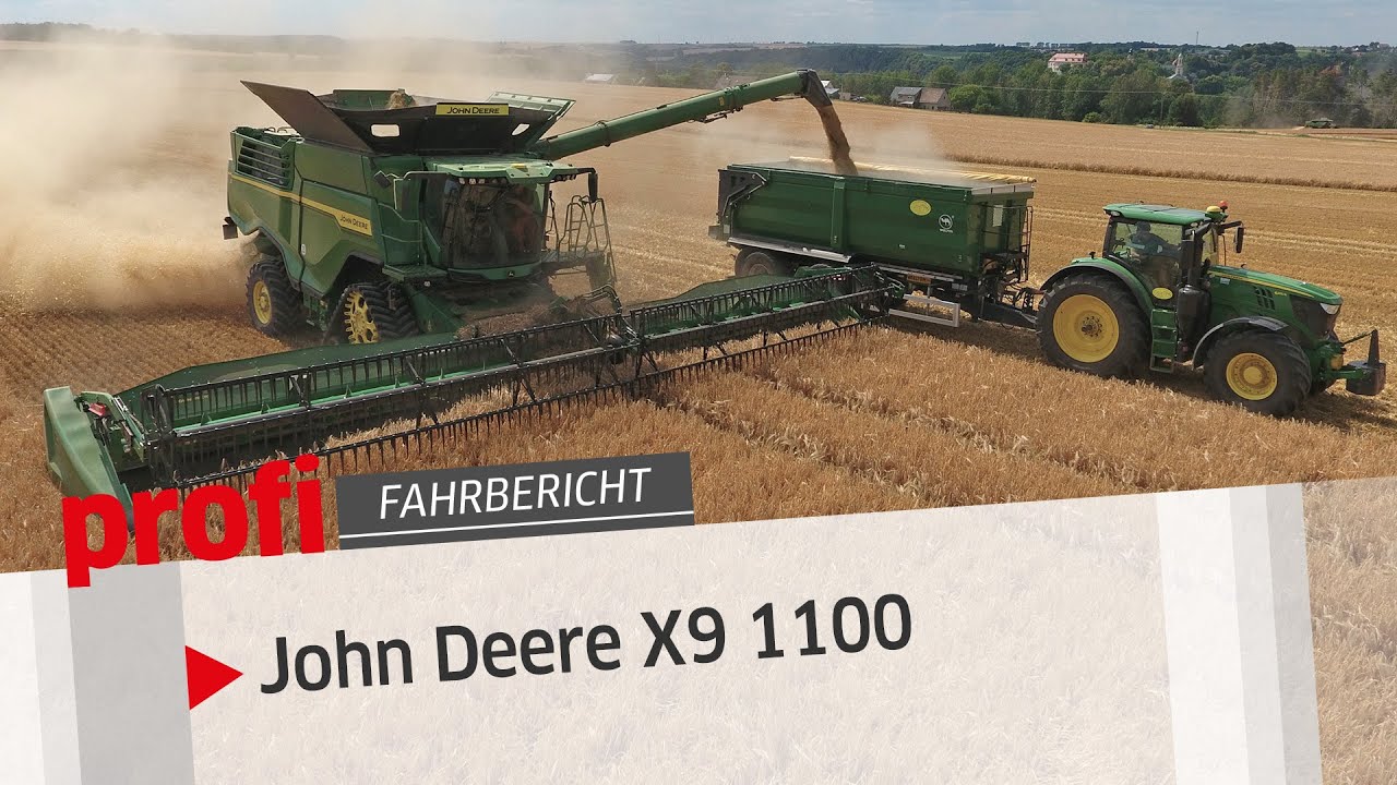 JOHN DEERE X9 1100 at WORK in Germany ! CORN HARVEST 2021