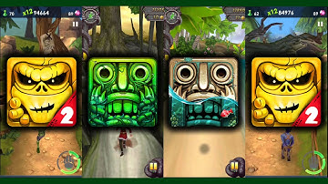 Zombie Run 2   Monster Runner Game Vs Temple Run 2 Lost Jungle Vs Temple Run 2 Pirate Cove Vs Zombie