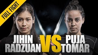 ONE: Full Fight | Jihin Radzuan vs. Puja Tomar | Submission Spectacular | March 2018