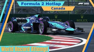 F1 2021 - F2 Hotlap - Canada WORLD RECORD