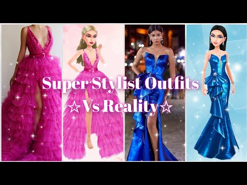 ☆Super Stylist Outfits VS Real Life #superstylistgame
