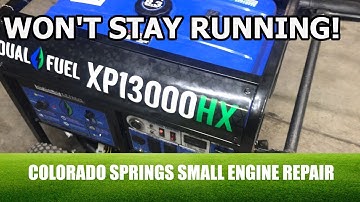 DuroMax Generator Will Not Stay Running Small Engine Repair
