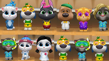 Buying All Outfit | My Talking Tom & Friends - All Level Gameplay Android iOS #4k walkthrough video