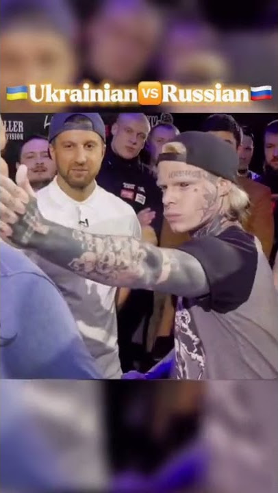 Ukrainian🆚Russian 😵 #slap#slapfight #shorts