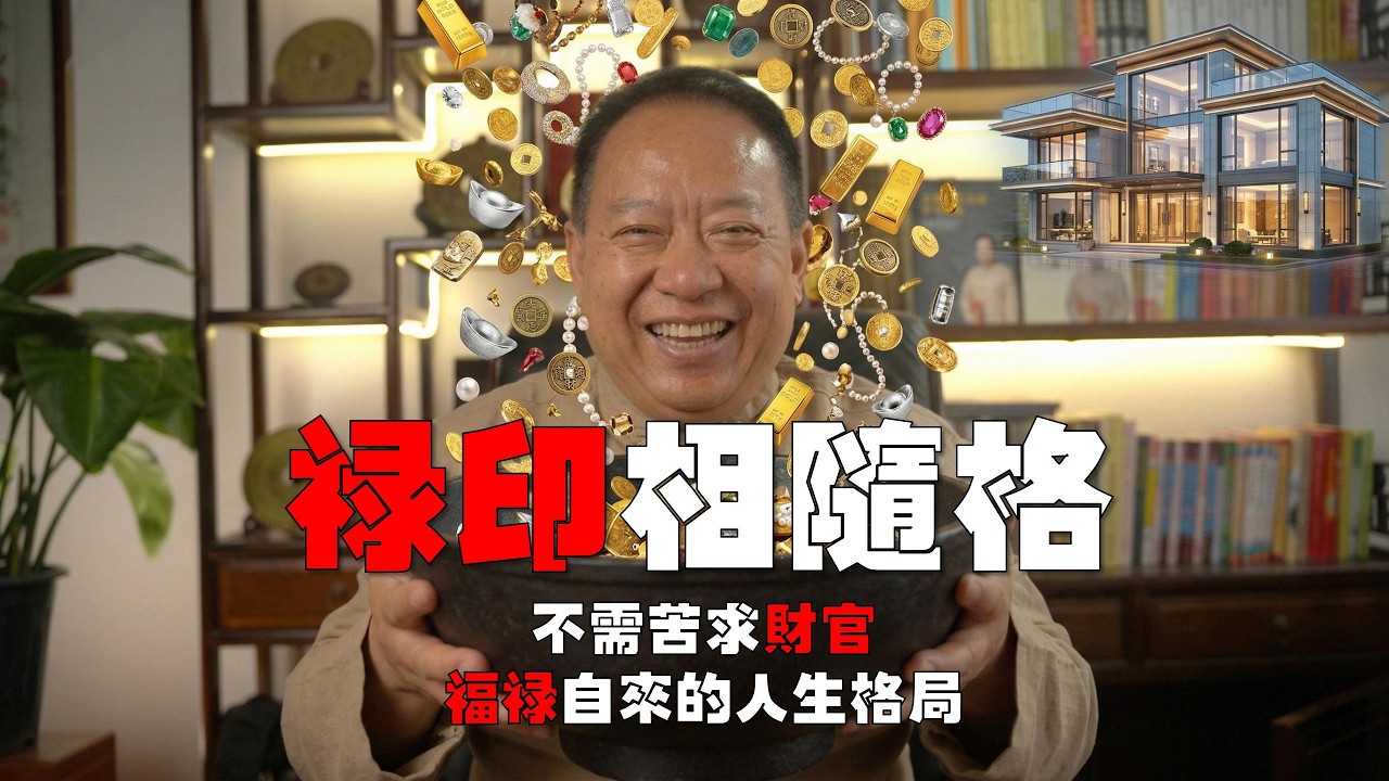 祿印相隨格！不需苦求財官，福祿自來的人生格局，看你命中是否有皇糧。識別命中自帶的國家級保護傘與金飯碗。
