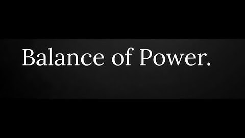 Balance of Power in International Relations