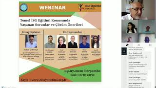 Ri̇skyön Webinar Temel İsg Eğitimlerinde Yaşanan Sorunlar Ve Çözüm Önerileri