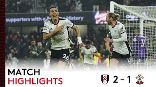 Fulham 2-1 Southampton | Premier League Highlights | Palhinha Header Ends 2022 With A Bang! 💥