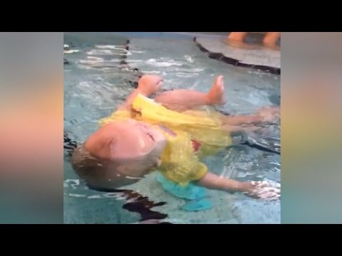 Mom Defends Video Showing 6-Month-Old Learning to Swim