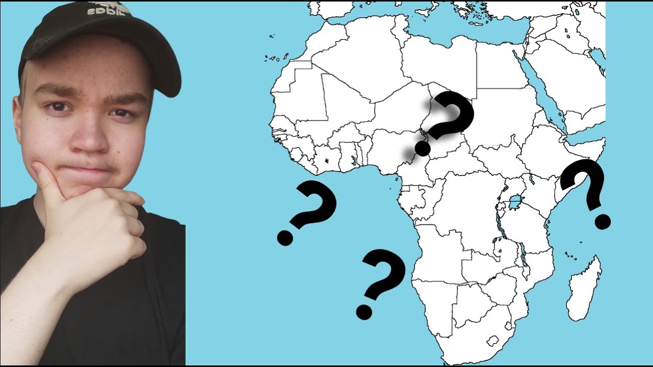 Osaanko laittaa KAIKKI Afrikan maat kartalle?
