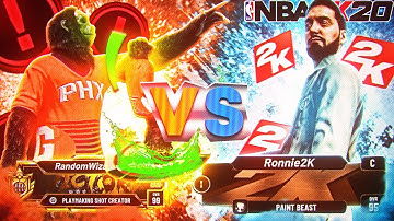 I stream sniped ronnie2k and he threatened to ban me in nba 2k20...