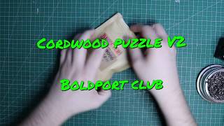 Kit build #1 | Cordwood Puzzle V2 from Boldport